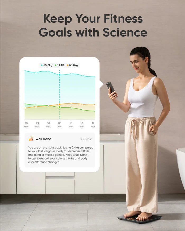 Eufy Smart Scale P3 – Wi - Fi & Bluetooth Body Composition Scale - BlackIT CareSmart Scale