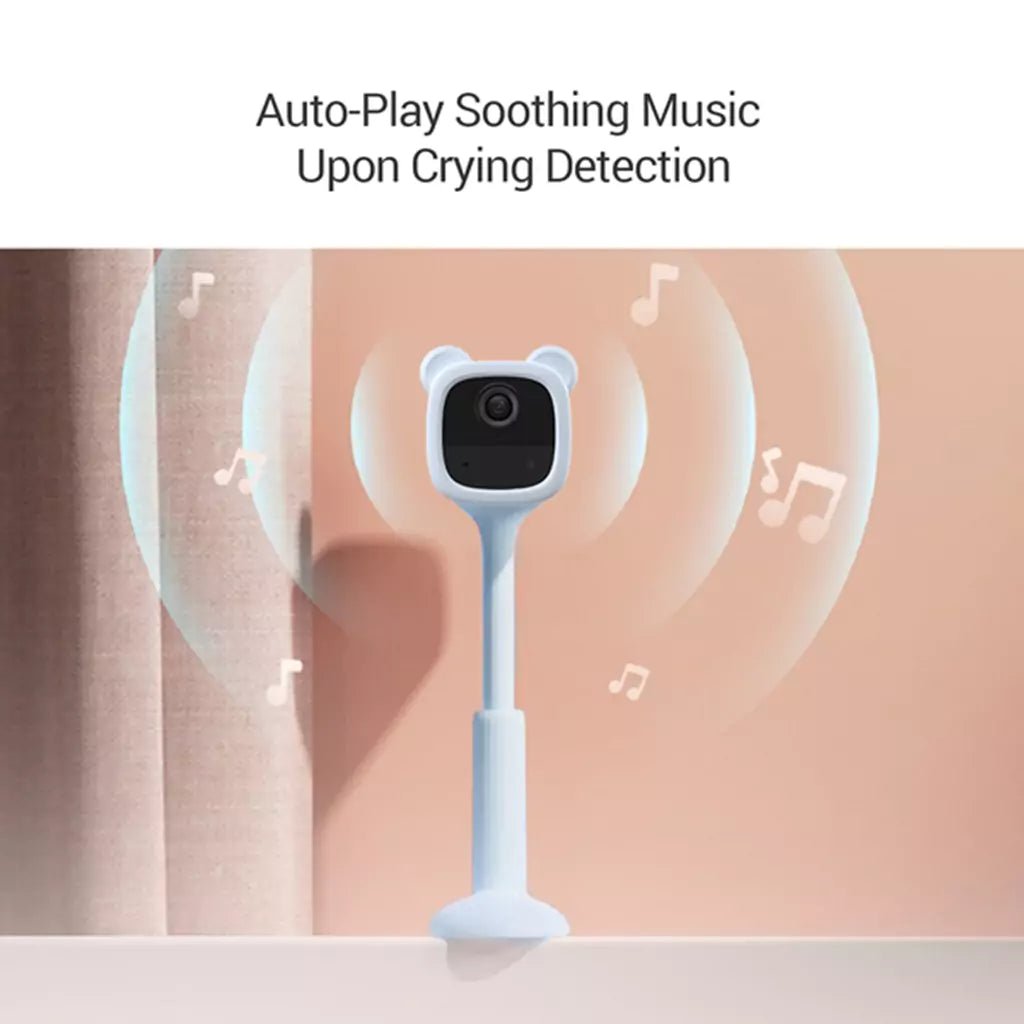 EZVIZ BM1 Blue Bear - Shaped Battery - Powered Baby MonitorIT CareSecurity Camera
