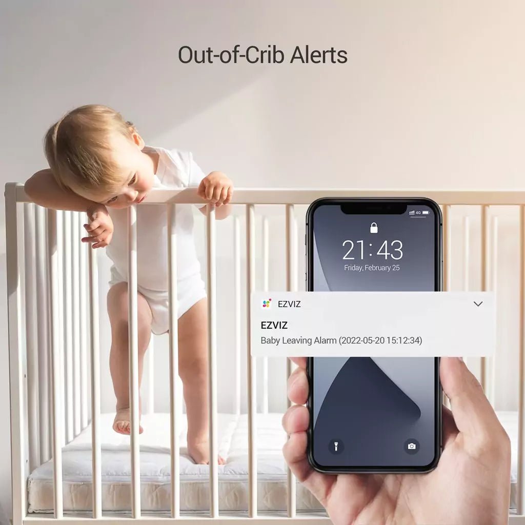 EZVIZ BM1 Blue Bear - Shaped Battery - Powered Baby MonitorIT CareSecurity Camera