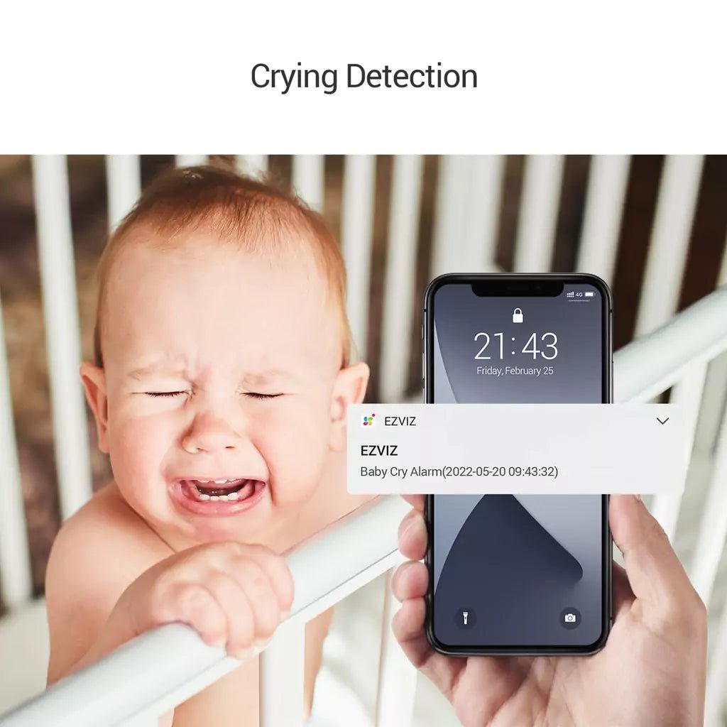 EZVIZ BM1 Pink Rabbit - Shaped Battery - Powered Baby MonitorIT CareSecurity Camera