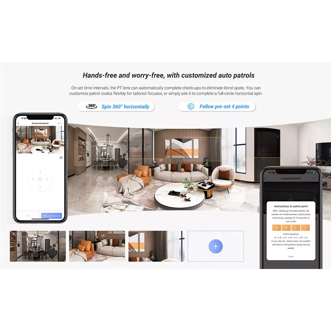 Ezviz C7 Dual 2K+ Pan & Tilt Wi - Fi Camera with Dual - Lens TechnologyIT CareSecurity Camera