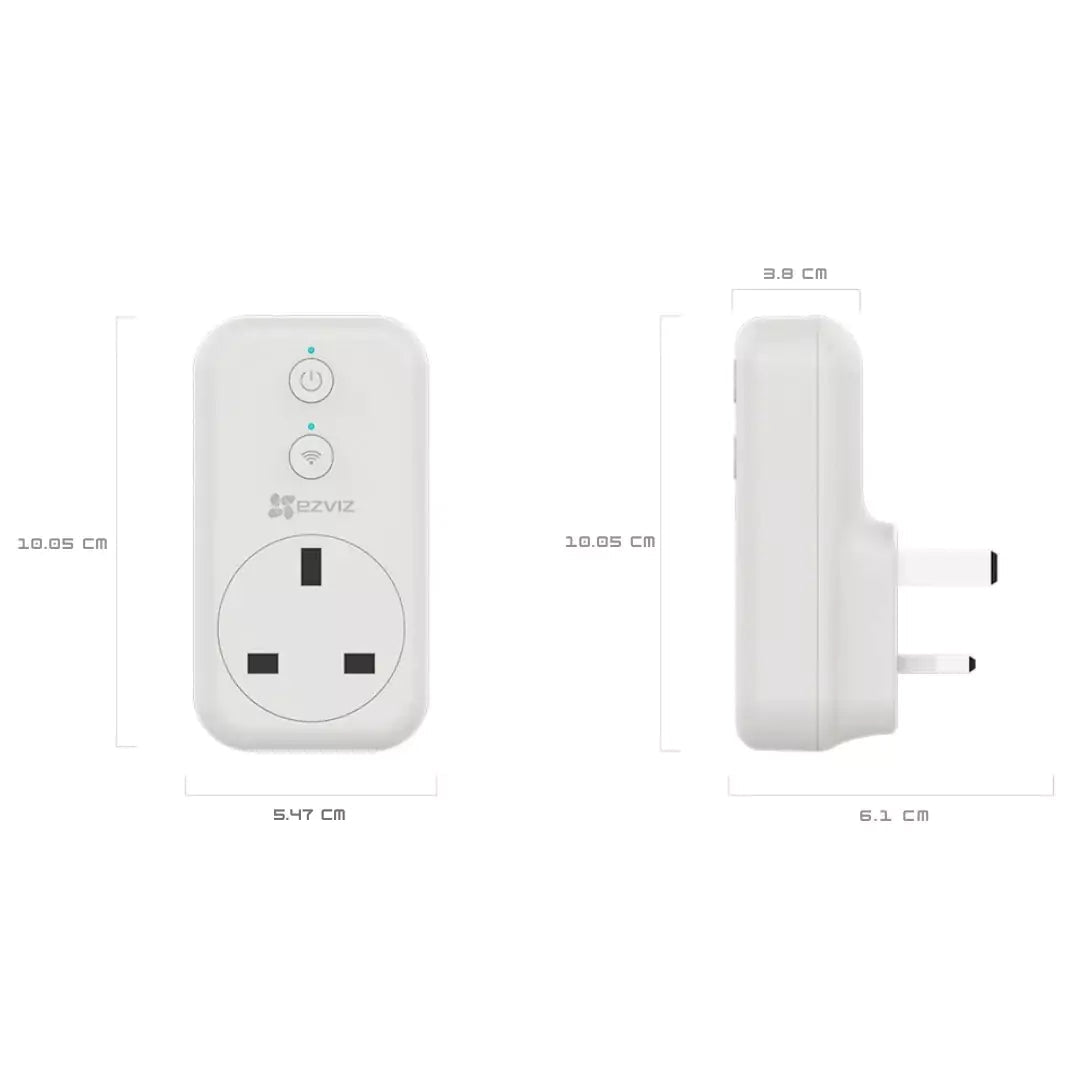 EZVIZ CS - T31 - 16A Smart Wi - Fi Plug – High - Power Device Control (2800W)IT CareSmart Wi - Fi Plug