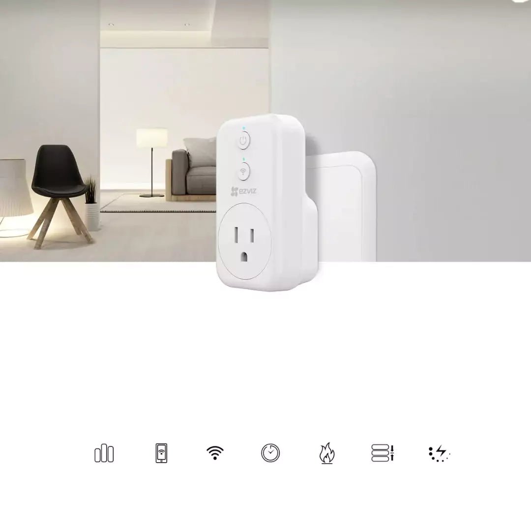 EZVIZ CS - T31 - 16A Smart Wi - Fi Plug – High - Power Device Control (2800W)IT CareSmart Wi - Fi Plug