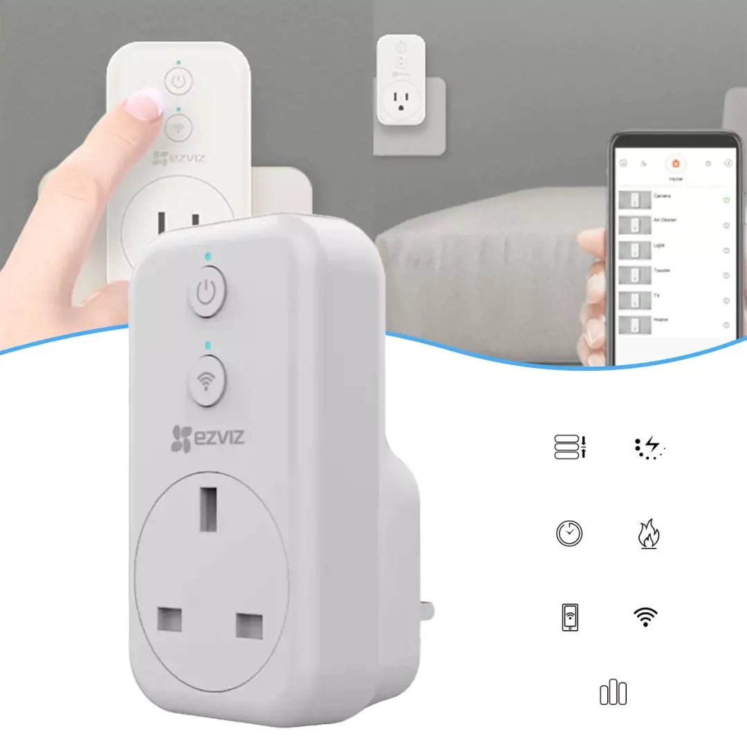 EZVIZ CS - T31 - 16A Smart Wi - Fi Plug – High - Power Device Control (2800W)IT CareSmart Wi - Fi Plug