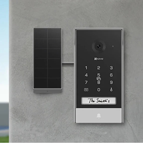 EZVIZ EP7 2K Smart Doorbell with Display and Solar PanelIT CareSmart Doorbell