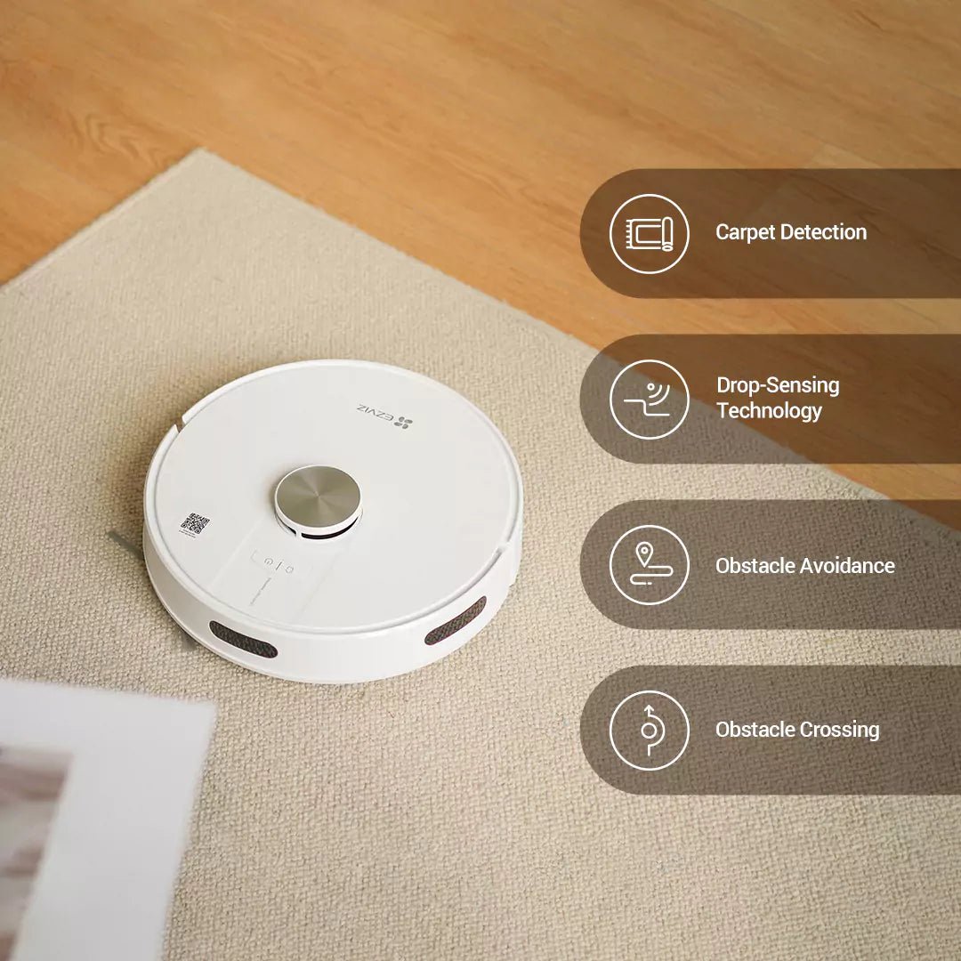EZVIZ RE4 Plus Smart Robot Vacuum & Mop ComboIT CareSmart Vacuum Cleaner