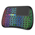 Porodo Mini Wireless Keyboard Touch Combo with Mousepad - Black