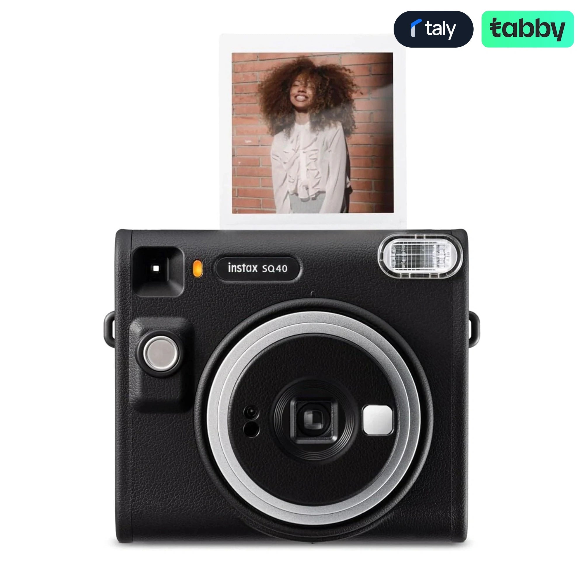 FUJIFILM INSTAX SQUARE SQ40 INSTANT FILM CAMERA, USB TYPE - C - BLACKIT CareCamera