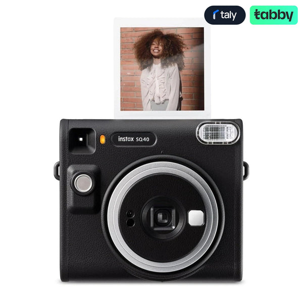 FUJIFILM INSTAX SQUARE SQ40 INSTANT FILM CAMERA, USB TYPE - C - BLACKIT CareCamera
