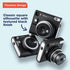 FUJIFILM INSTAX SQUARE SQ40 INSTANT FILM CAMERA, USB TYPE - C - BLACKIT CareCamera