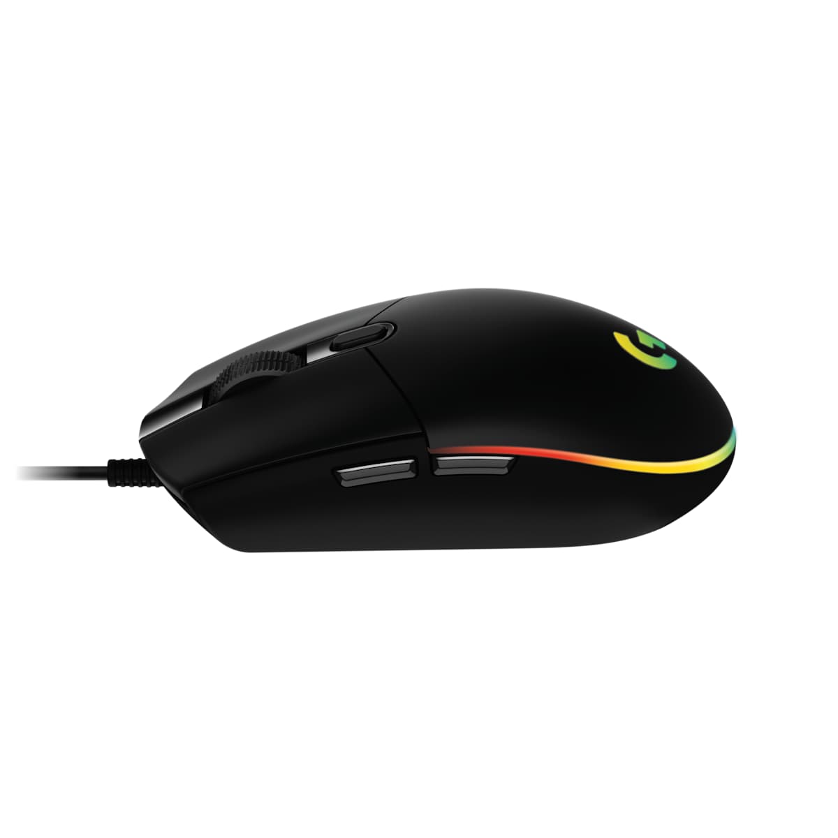 Logitech G203 LIGHTSYNC Gaming Mouse Black - Side Profile