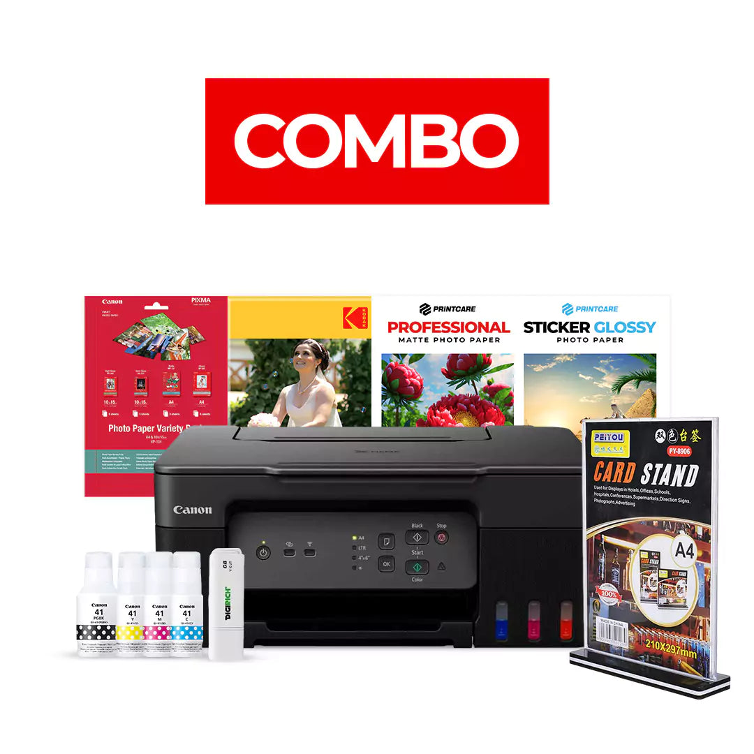 Canon PIXMA G3430 All-in-One Multi-function Ink Tank Printer – Black/ Combo Offer