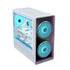 LIAN LI Lancool 217 INF Mid Tower ATX Gaming Case - White (3 ARGB Fans Included)