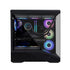 LIAN LI Vector V100 E-ATX Mid Tower Gaming Case - Black (4 ARGB Fans Included)