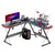 GAMEON L - Shaped Slayer I Series Gaming Desk (Size: 129*129*74cm & Table top 80*46cm) With Headset Hook, Cup Holder & Accessories Stand - BlackIT CareGaming Desk