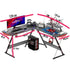 GAMEON L - Shaped Slayer I Series Gaming Desk (Size: 129*129*74cm & Table top 80*46cm) With Headset Hook, Cup Holder & Accessories Stand - BlackIT CareGaming Desk