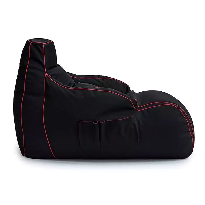 Gaming Bean Bag Chair with Side Pockets & Headset Holder - Green/ Free Beans IncludedIT CareBean Bag