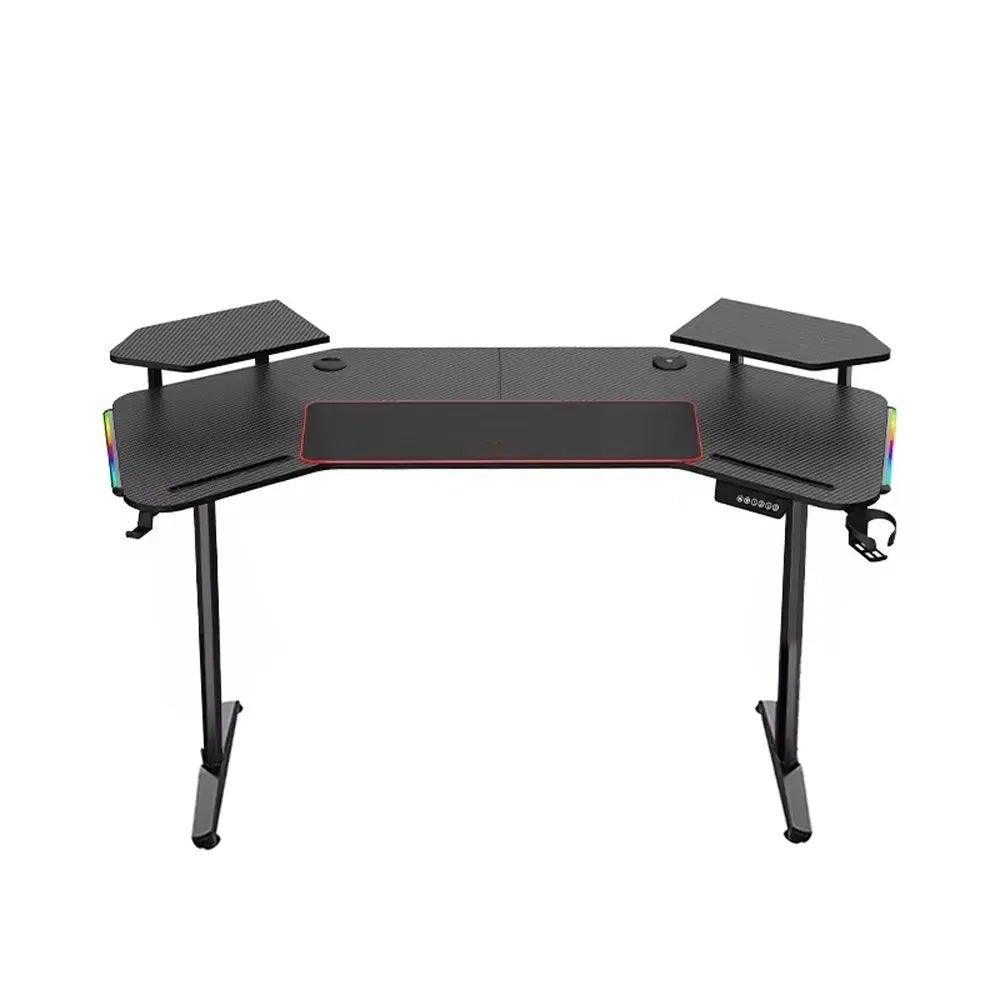 Gamvity Electric Height Adjustable Gaming Desk with Controller & Cable Management – 160×80×75cm/ BlackIT CareGaming Desk