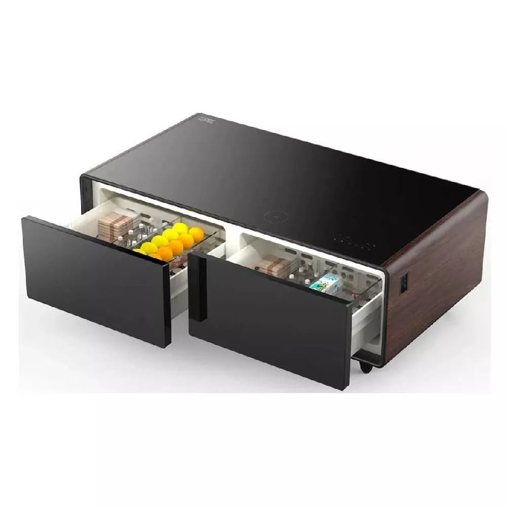 GAMVITY NEWEST LUXURY PRO VERSION SMART COFFEE TABLE 135L REFRIGERATOR (TB135) - WOODENIT CareSMART COFEE TABLE