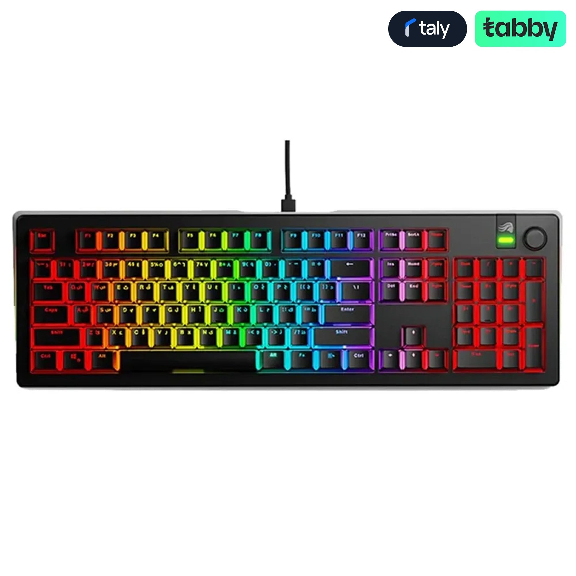 Glorious GMMK 3 100% Prebuilt Wired Mechanical Gaming Keyboard Black Arabic | IT Care Kuwait
