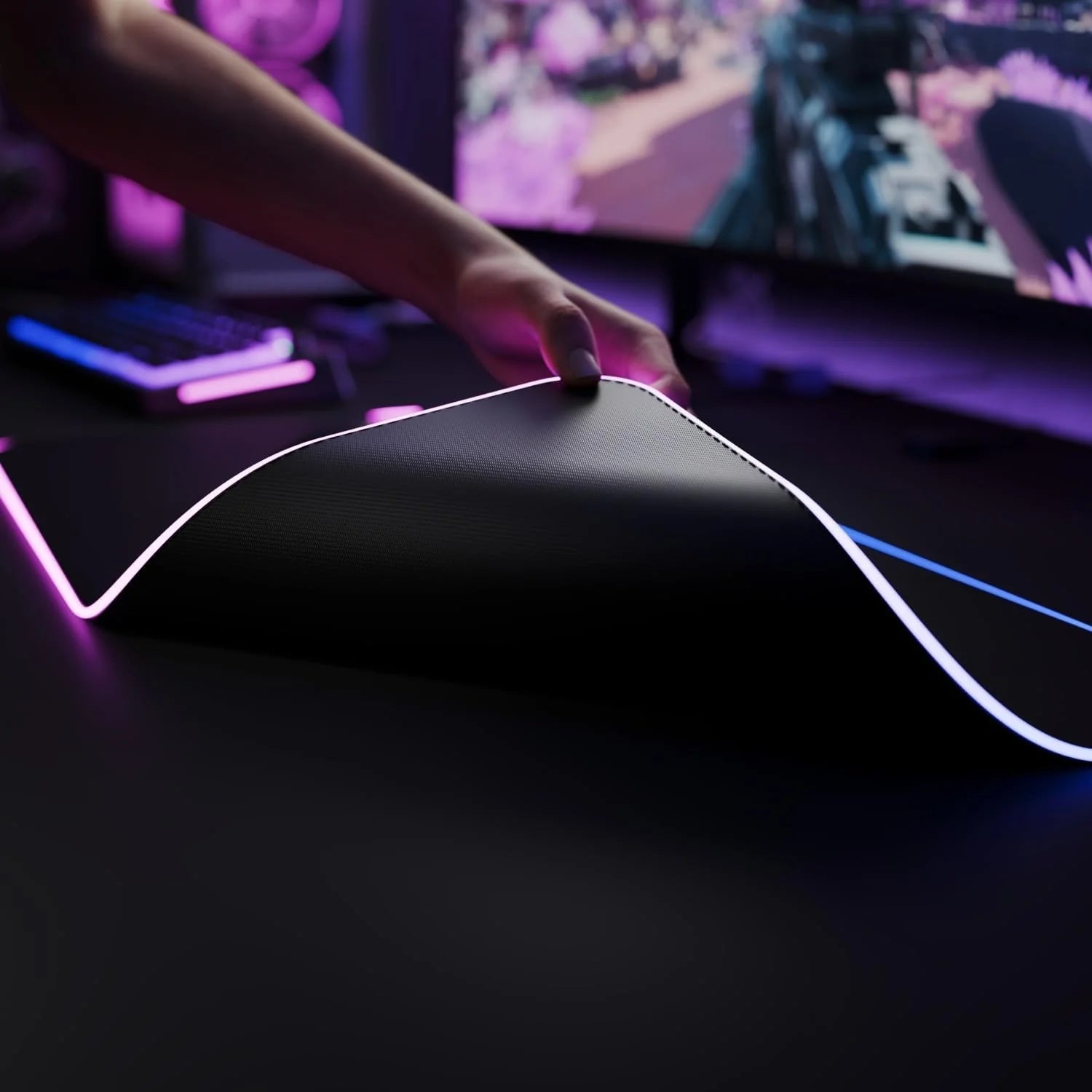 Glorious Mouse Pad 2 GLED XL Black | IT Care Kuwait