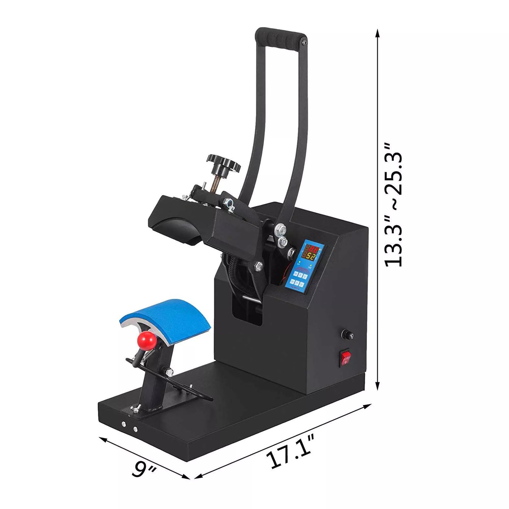 Golf Cap Heat Press Machine – Semi - Automatic Hat & Cap Heat Transfer Press/ 110V/220VIT CareManual Heat Press