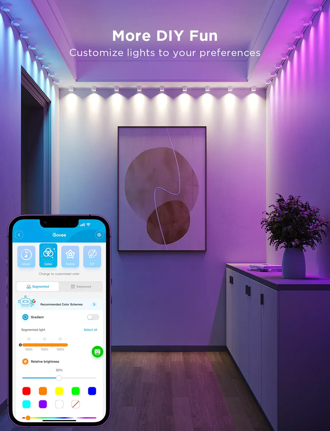 Govee String Downlights 16.4ft 5m Smart RGB | ITCare Kuwait