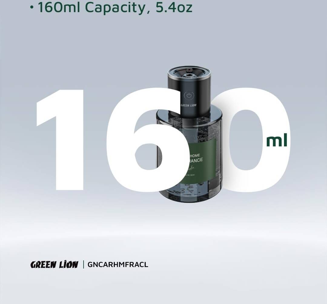 Green Lion Car & Home Fragrance Starry Sky Projection, Humidify Softly, 160ml Capacity, 3 - 4 Days Working, Atmosphere Lights, 1 Hour Quick Charge Time, Suitable for Home And Car - ClearIT CareAir Fragrance