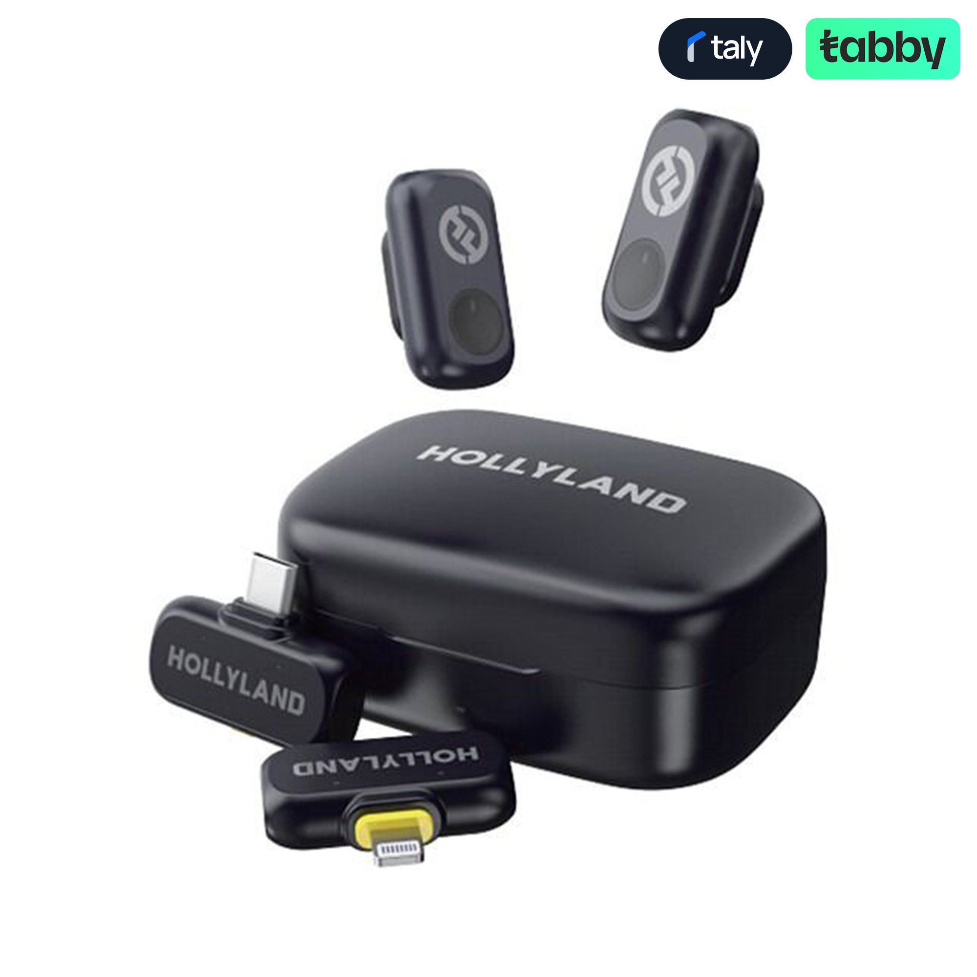 Hollyland LARK A1 Combo Dual Wireless Microphone 2-Person USB-C Lightning | IT Care Kuwait