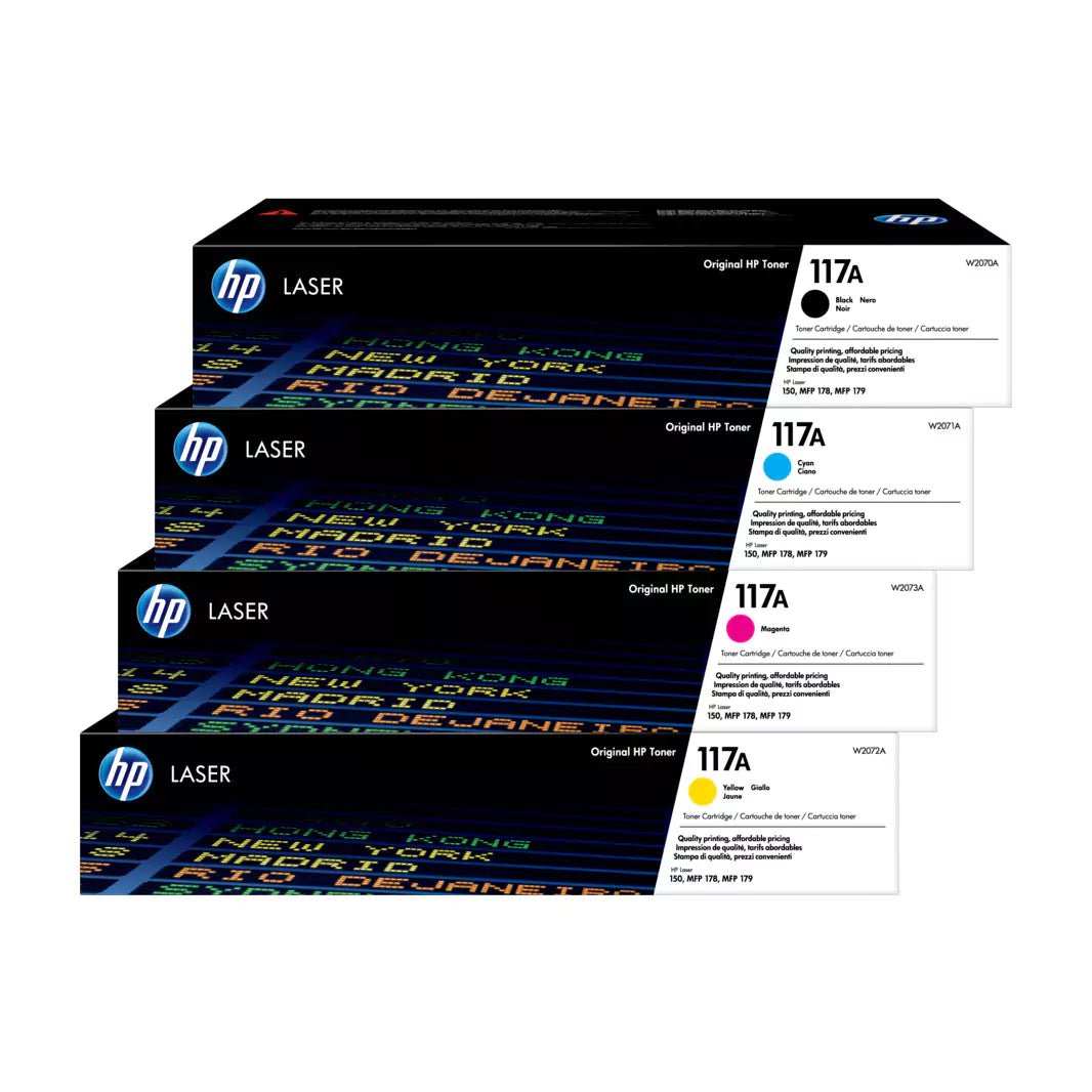 HP 117A LaserJet Toner Cartridge Full SetIT CareToner Cartridges