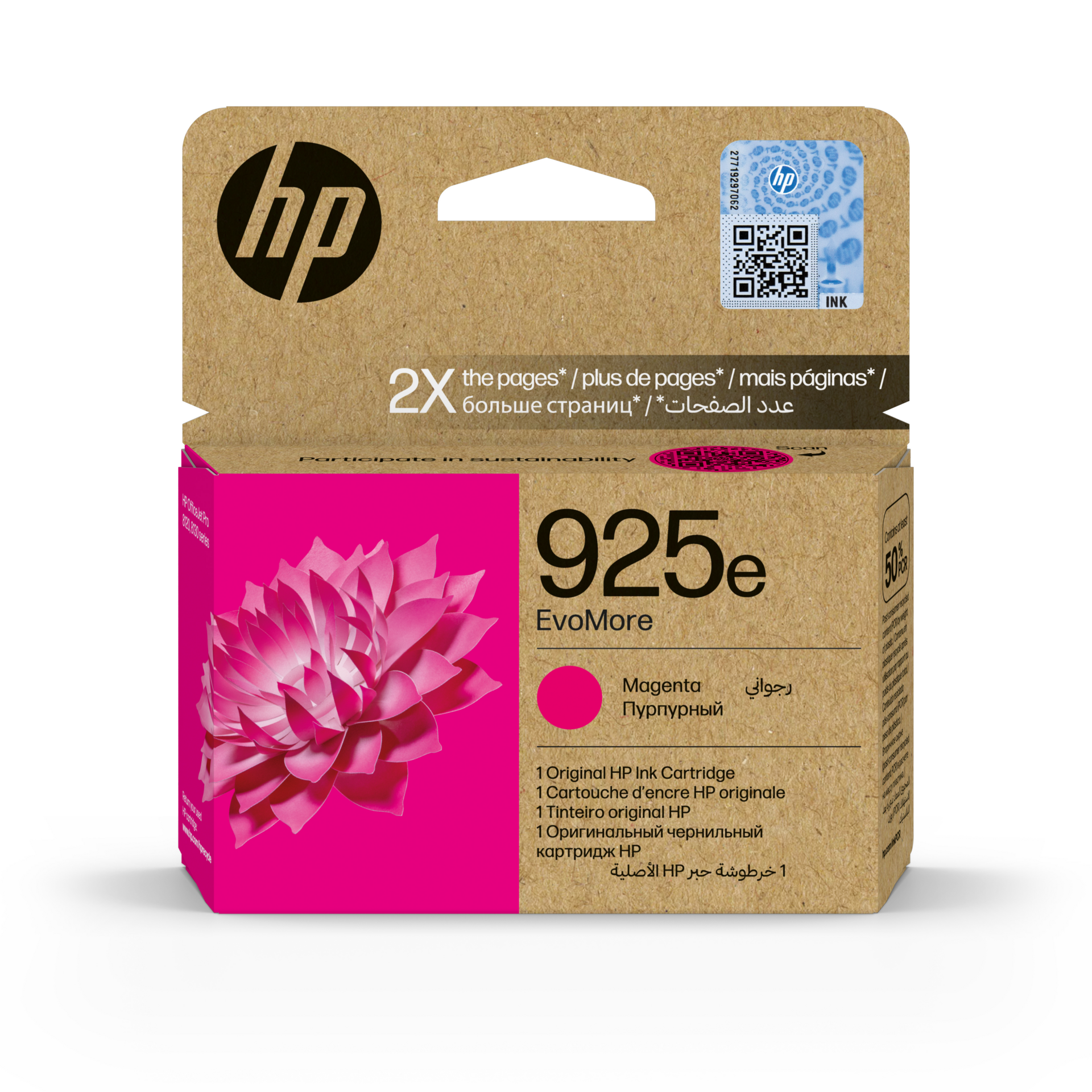 HP 925e EvoMore Magenta Original Ink Cartridge