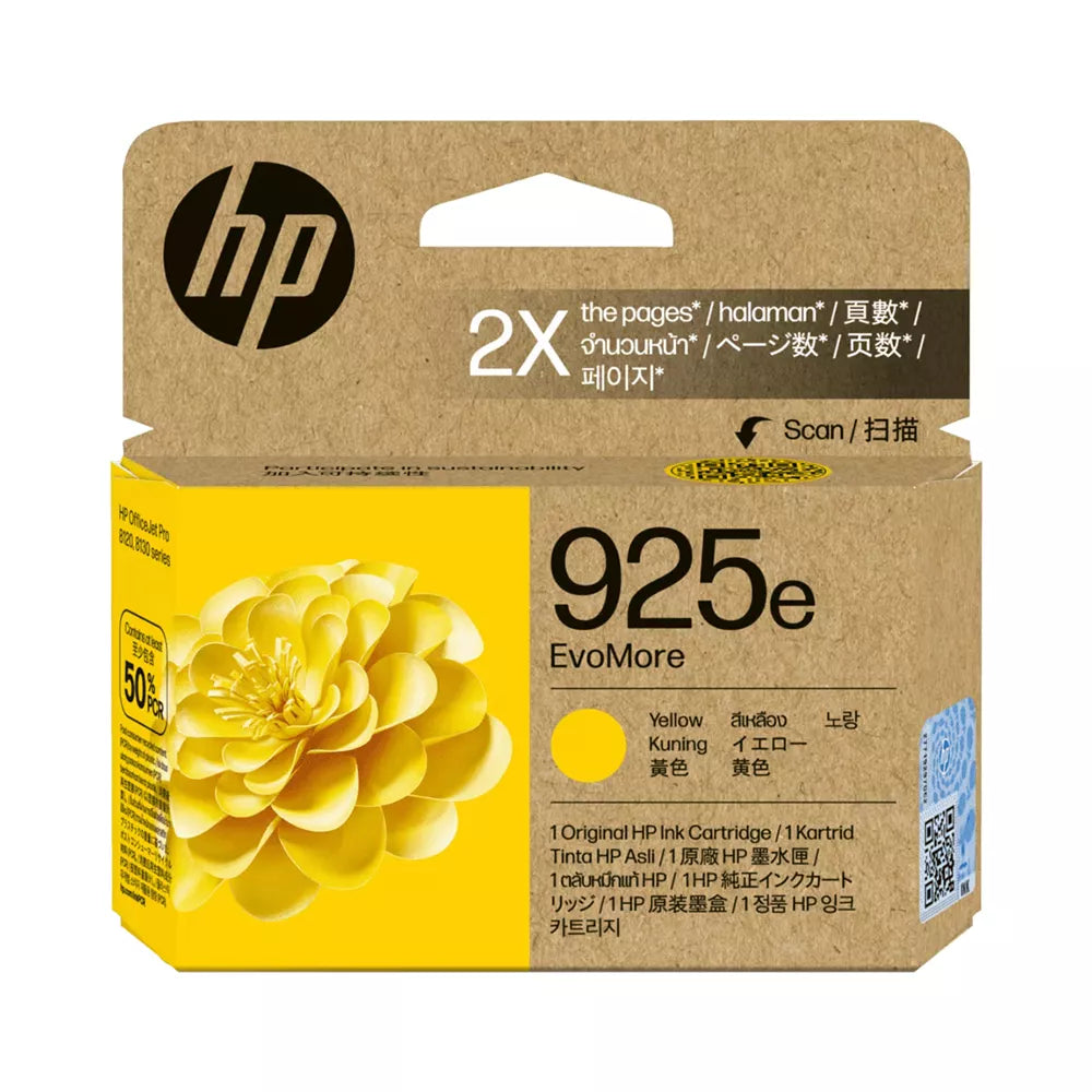 HP 925e EvoMore Yellow Original Ink Cartridge