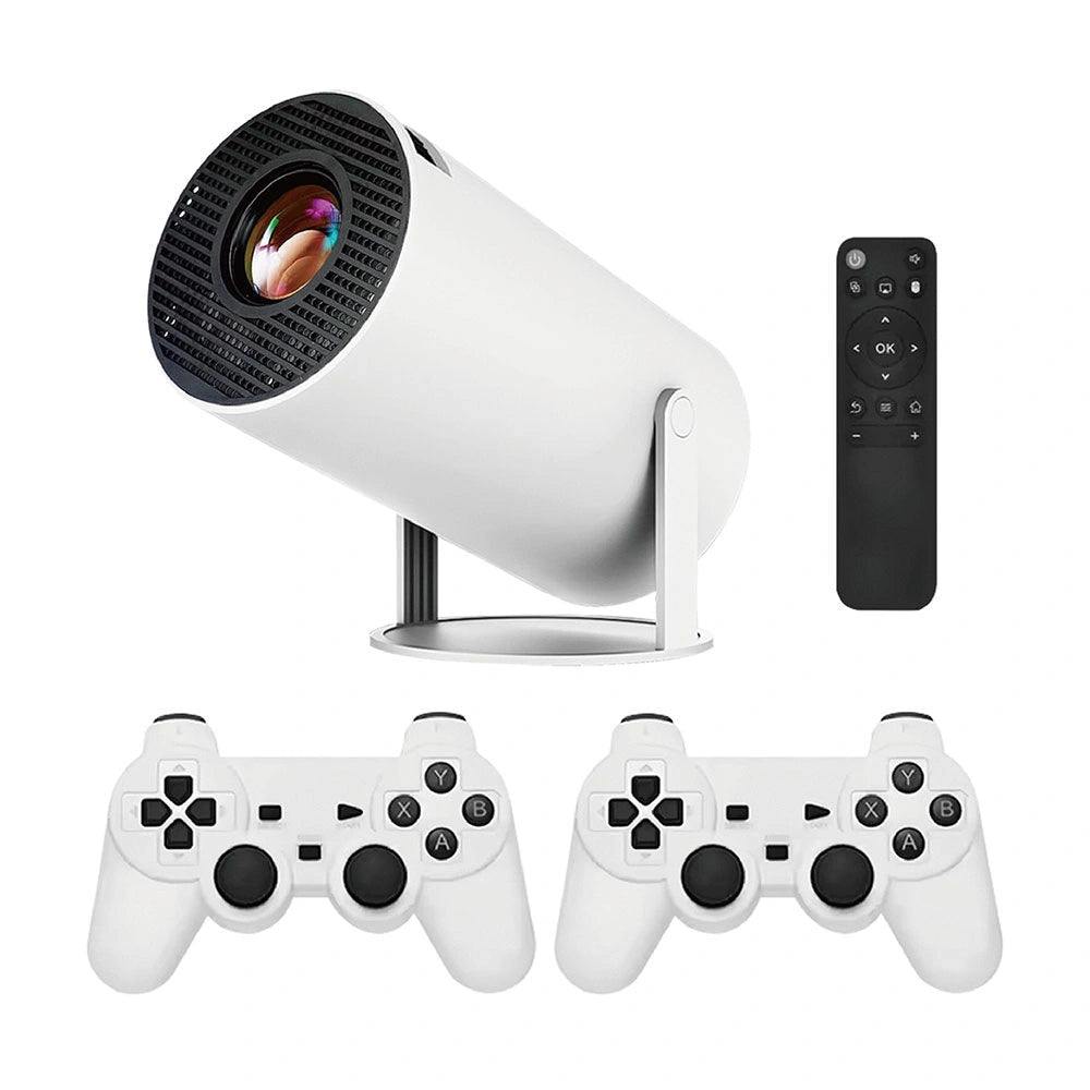 HY300 100ANSI Wireless 4K Home Entertainment Android OS Gaming Projector with 20,000 Built-in Games | IT Care Kuwait