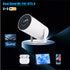 HY300 Smart WiFi Android Projector – Full HD 1080P, LED LCD, 4K Support