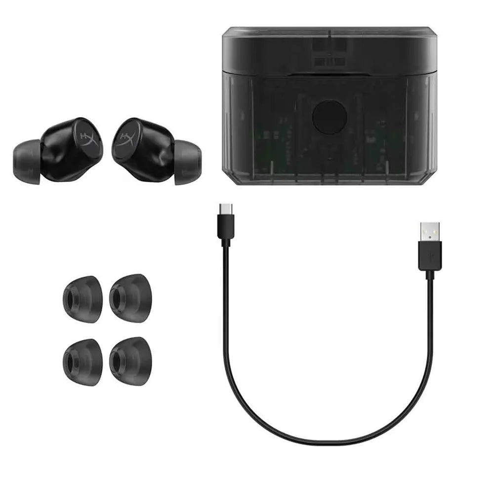 HyperX Cirro Buds Pro True Wireless Earbuds Hybrid ANC Bluetooth 5.2 Black | IT Care Kuwait