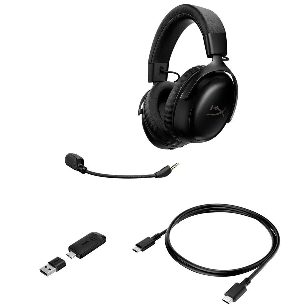 HyperX Cloud III S Wireless Gaming Headset with 2.4GHz, Bluetooth & DTS Spatial Audio – BlackIT CareGaming Headset
