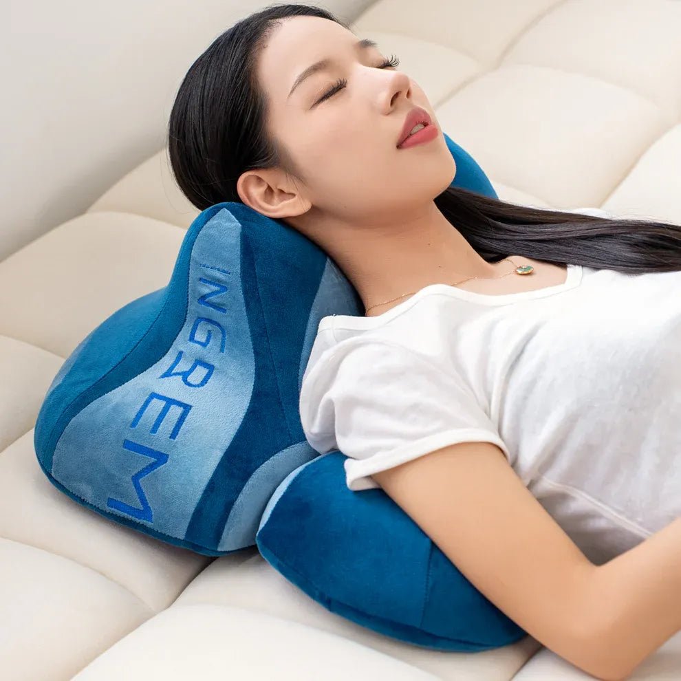 Ingrem Fat Cat Pillow, Soft Ergonomic Memory Foam Cushion - GreyIT CarePillow