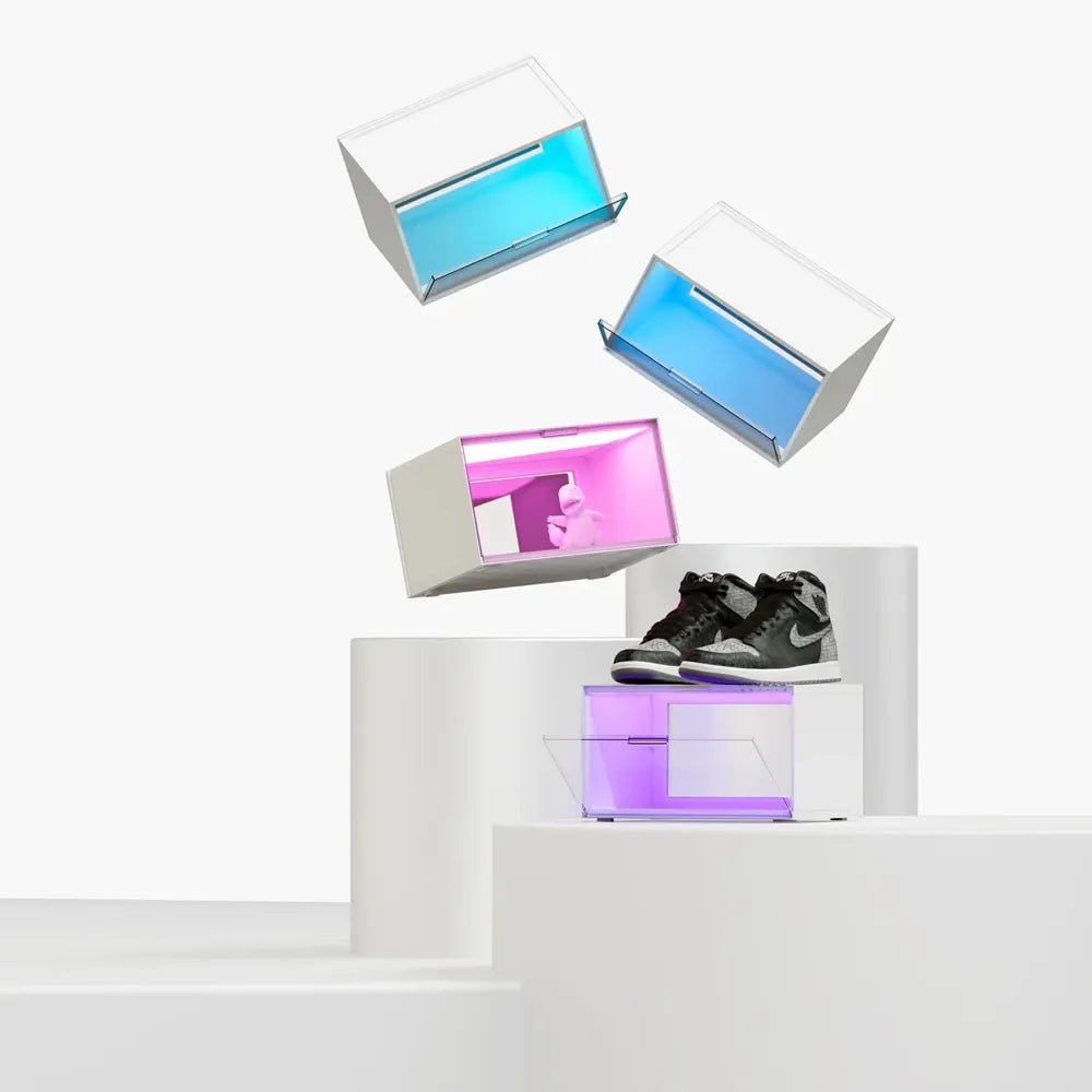 Ingrem Smart LED Shoebox Display Case 4 Pack with RGBW Lighting | IT Care Kuwait