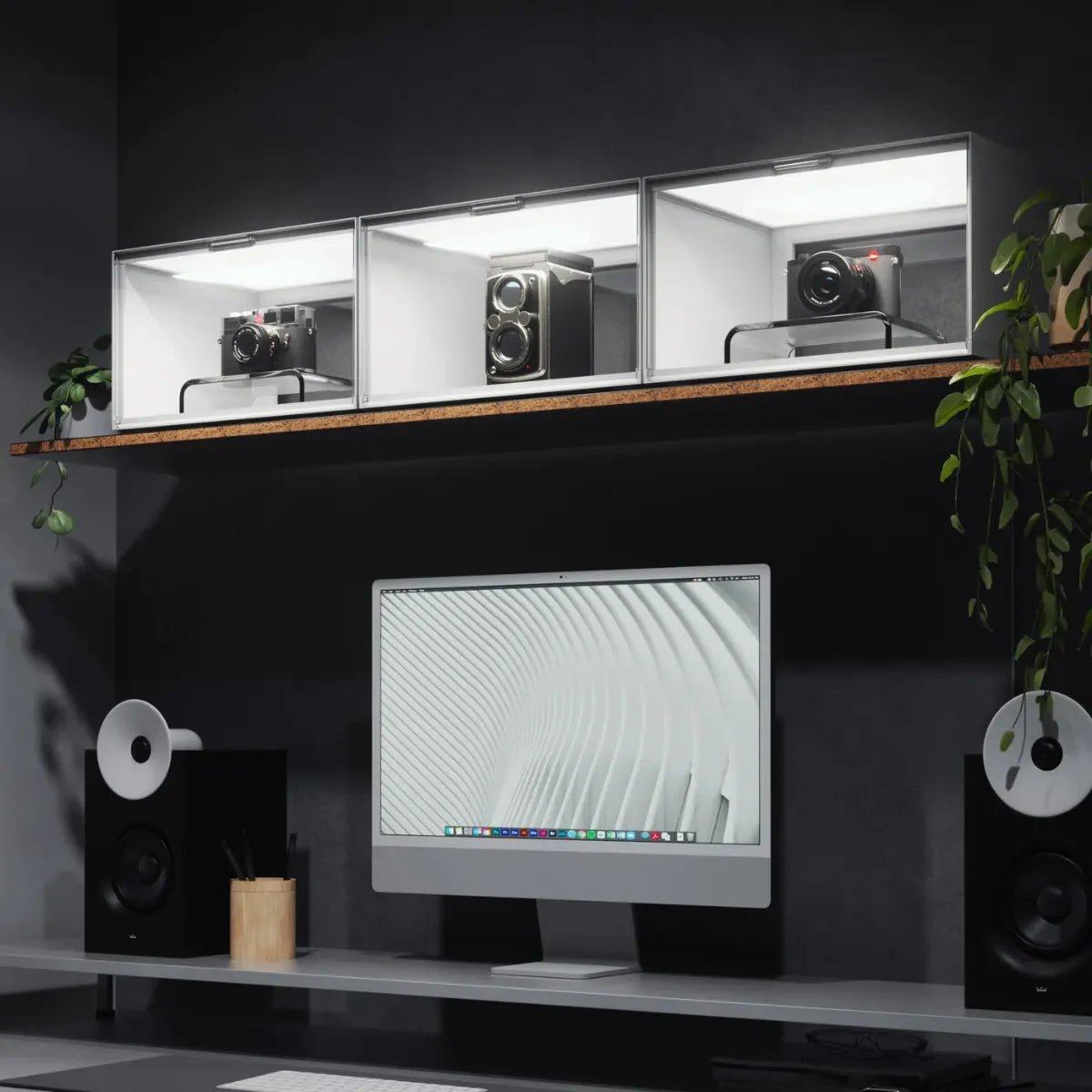 Ingrem Smart LED Shoebox Display Case 4 Pack with RGBW Lighting | IT Care Kuwait