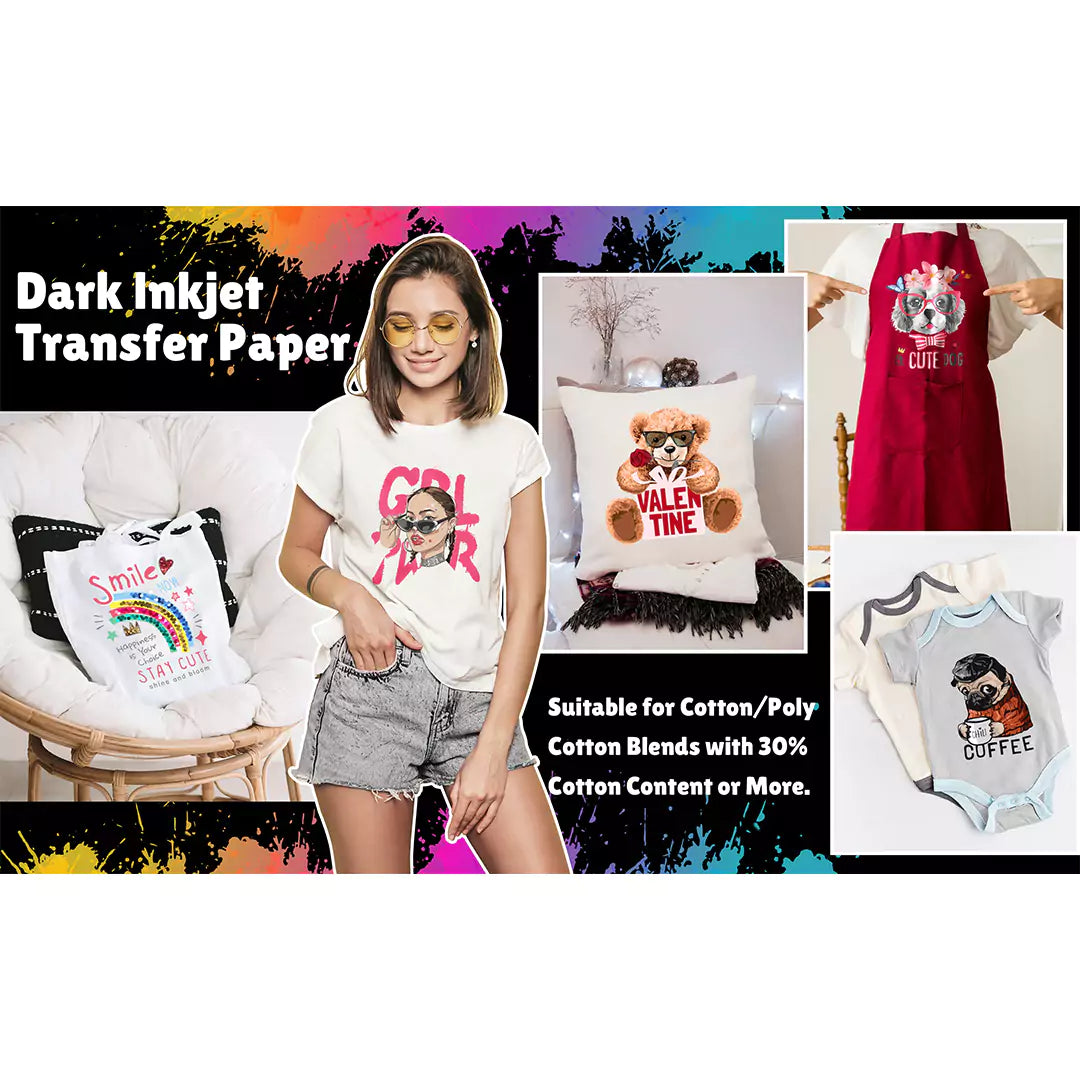 TeckWrap Glow-in-the-Dark Inkjet Heat Transfer Paper – A4/ Pack of 8 Sheets