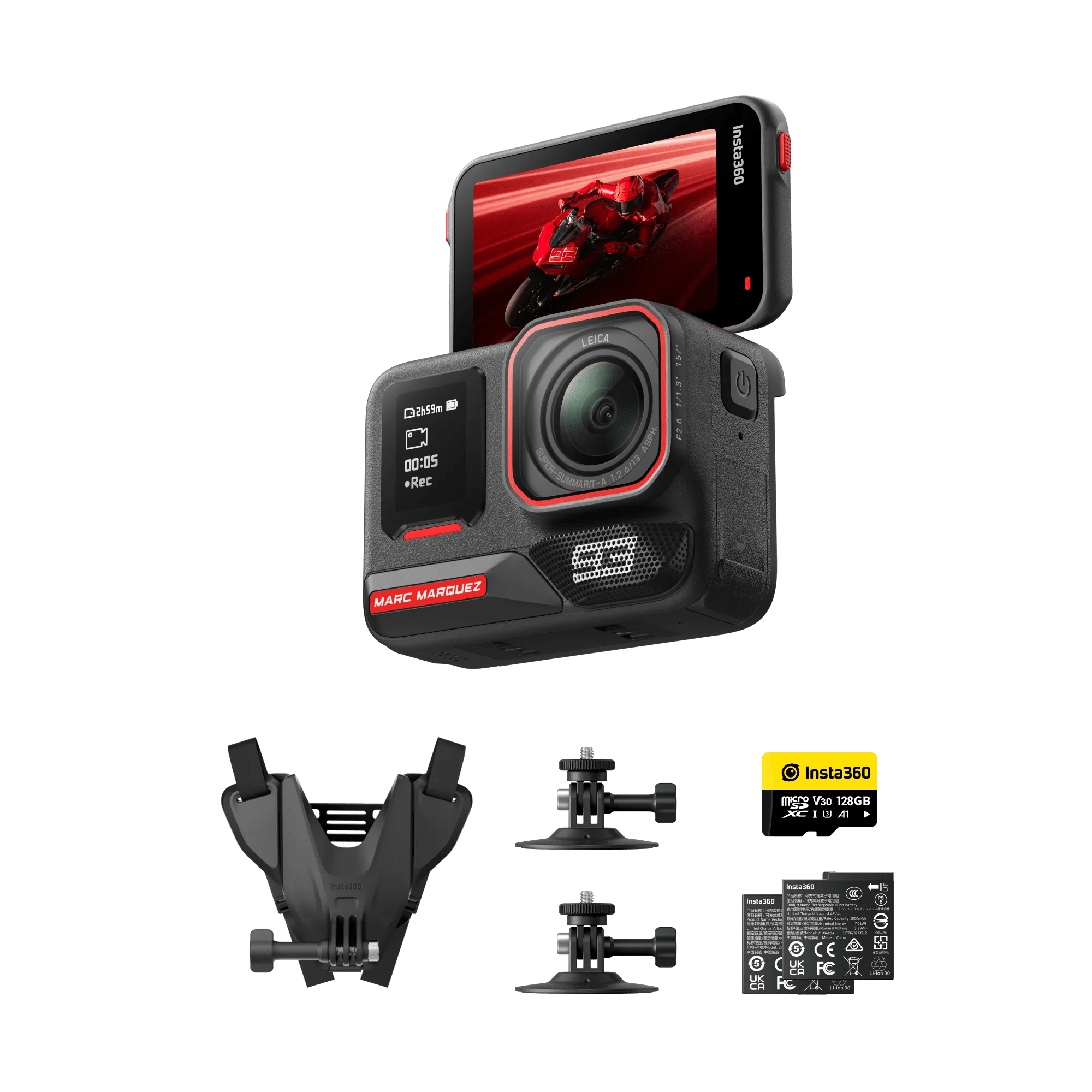 Insta360 Ace Pro 2 MM93 Edition 8K Action Camera – Marc Márquez Limited Edition BundleIT CareCamera