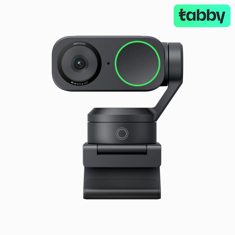 Insta360 Link 2 4K AI Webcam with 2 - Axis Gimbal & Phase Detection Autofocus – Graphite Black (Standard Bundle)IT CareWebcam