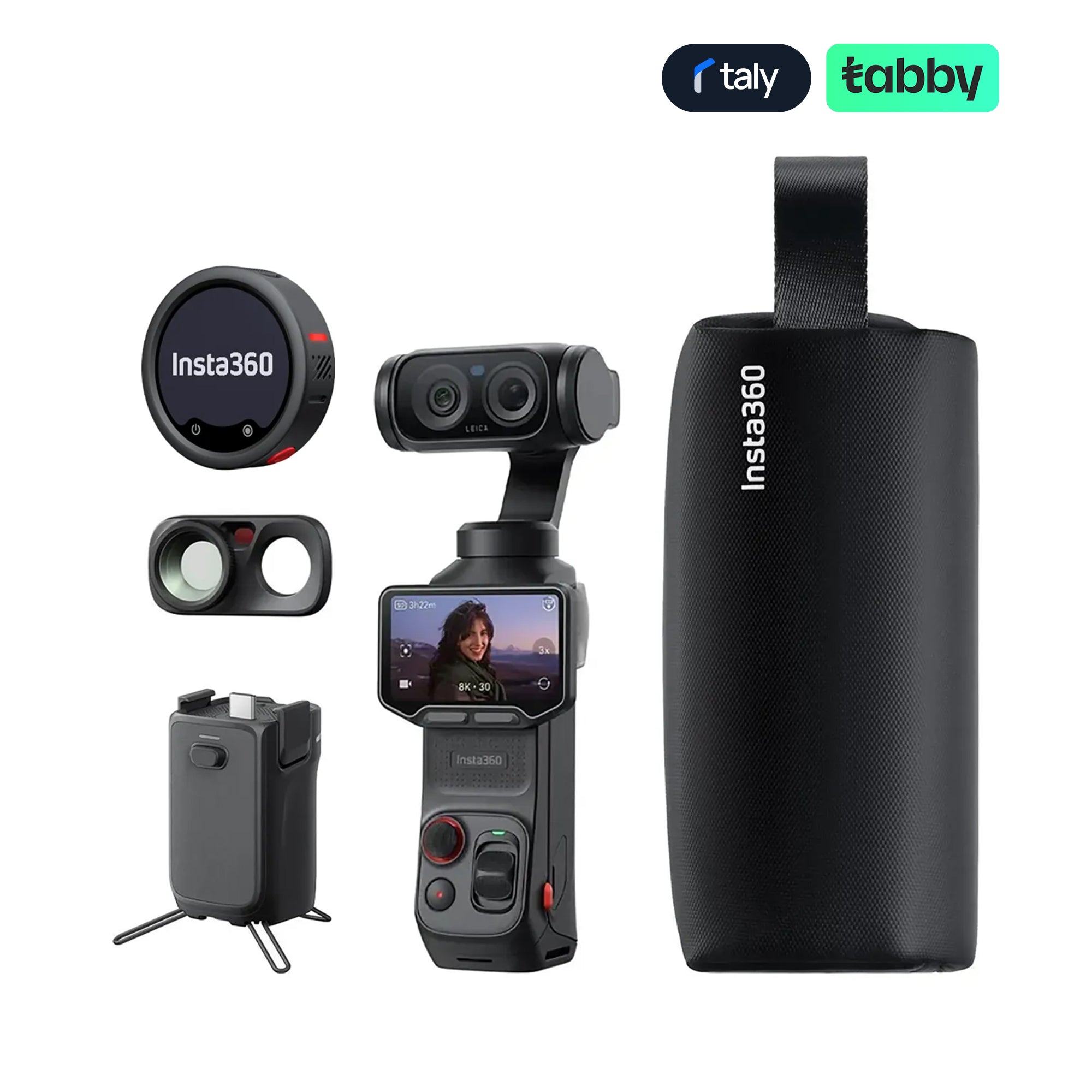 Insta360 Luna Ultra 8K Dual-Lens Gimbal Camera Creator Bundle - Cosmic Black
