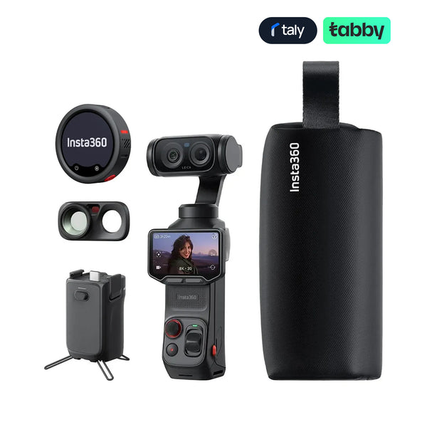 Insta360 Luna Ultra 8K Dual-Lens Gimbal Camera Creator Bundle - Cosmic Black