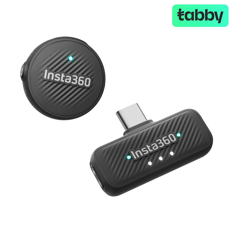 Insta360 Mic Air (1 TX + 1 RX) Wireless Microphone Bundle – 48kHz Noise-Canceling Mic with 300m Range | IT Care Kuwait