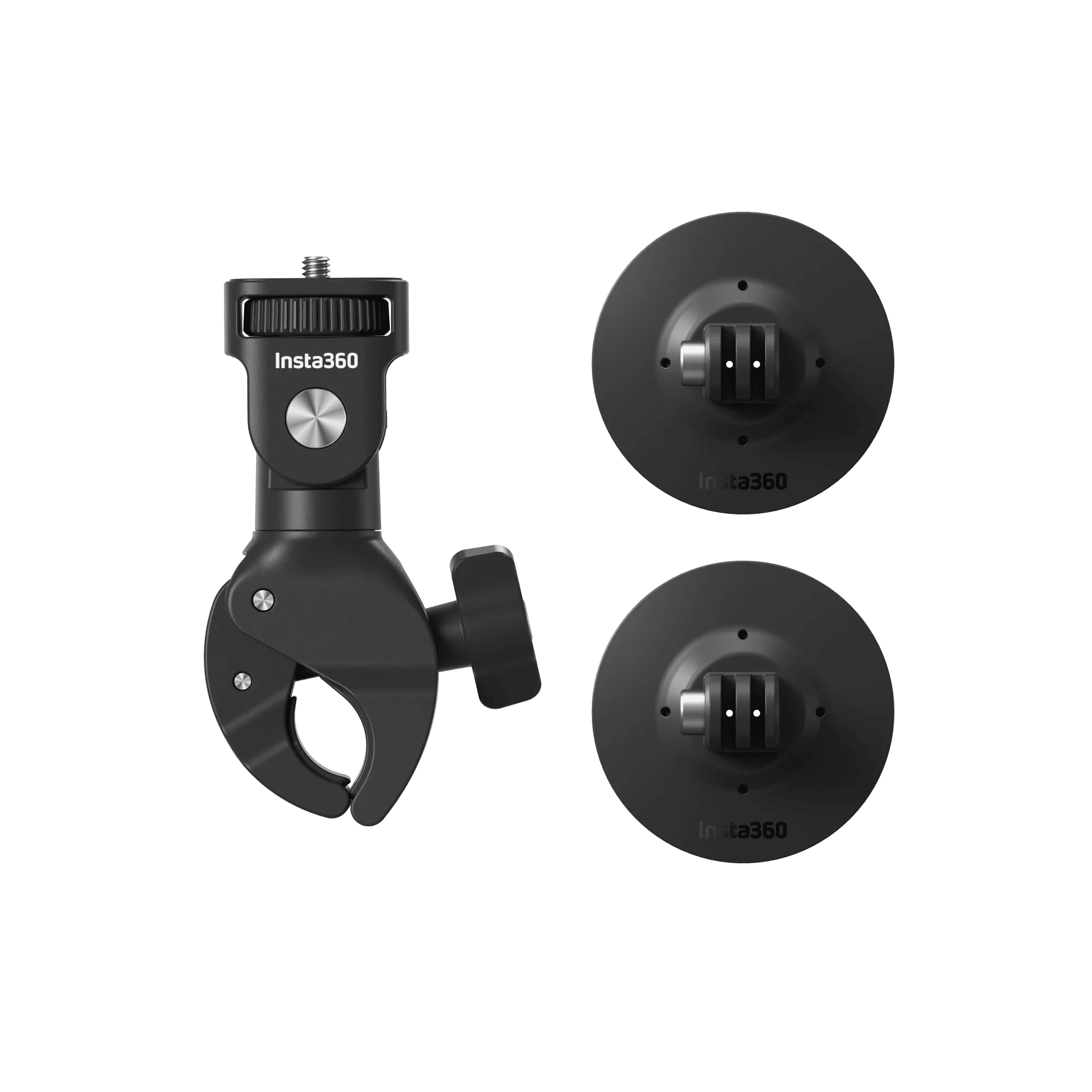 Insta360 Motorcycle Kit Standard – Heavy Duty Clamp & Flexible Adhesive Mount Kit for Action & 360° CamerasIT CareMounting Kit
