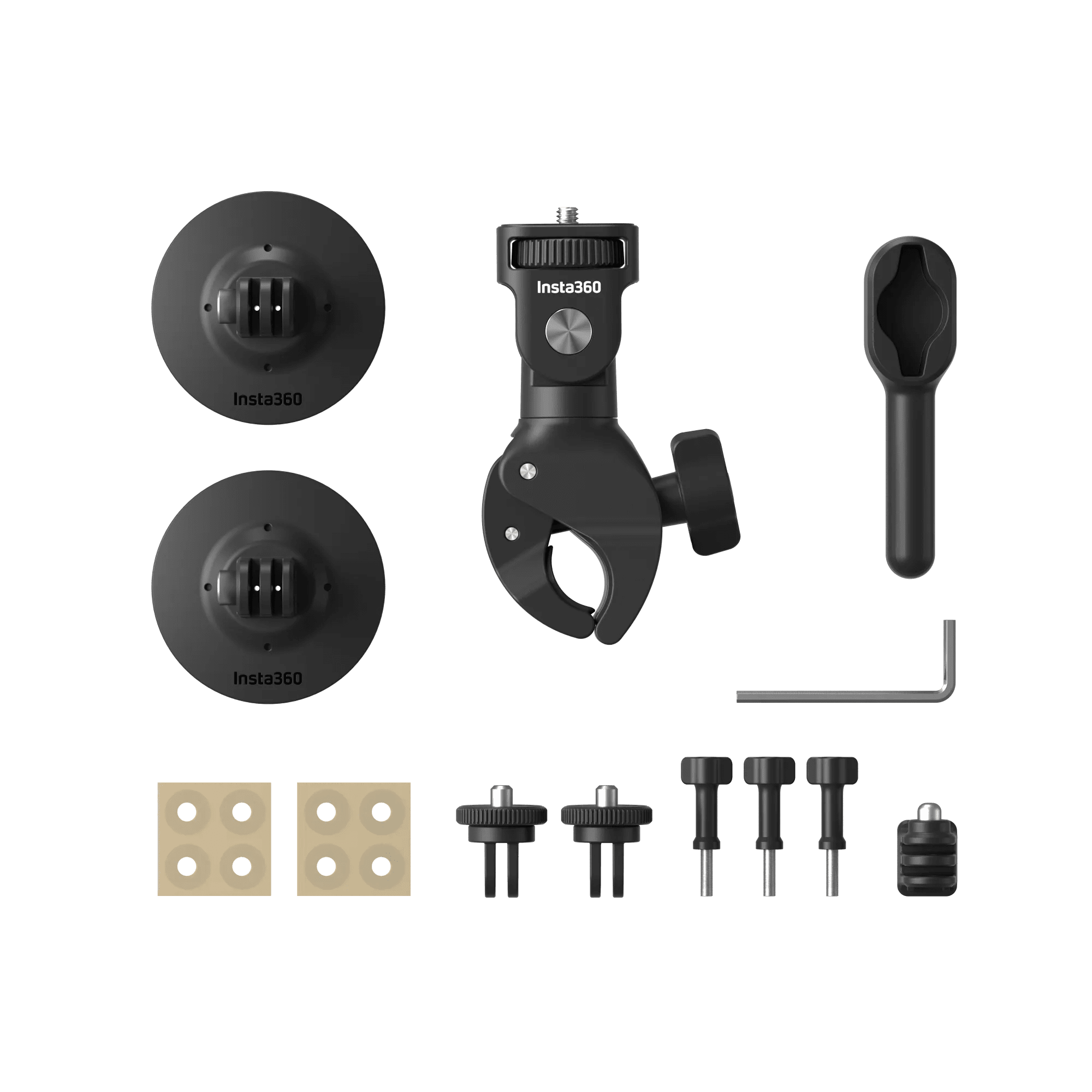 Insta360 Motorcycle Kit Standard – Heavy Duty Clamp & Flexible Adhesive Mount Kit for Action & 360° Cameras | IT Care Kuwait
