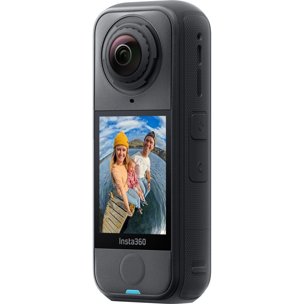 Insta360 X4 Air 8K 360° Action Camera Starter Bundle – Waterproof, AI Editing, Selfie Stick & Extra Battery (Black)IT CareCamera