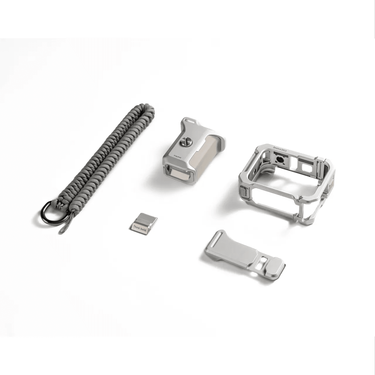 Insta360 Xplorer Grip Kit for Ace Pro 2 & Ace Pro – Utility Frame + Aluminum Grip Kit (Moonlight Silver)IT CareXplorer Grip Kit