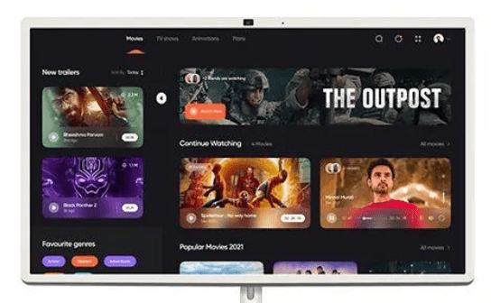 ITCARE 32 - Inch Smart Display TV – 4GB RAM, 128GB Storage, Android 13 with 360° Rotating StandIT CareMonitor